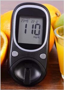 Diabetesmessgerät schwarz