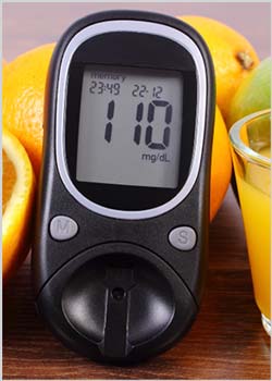 Diabetesmessgerät schwarz