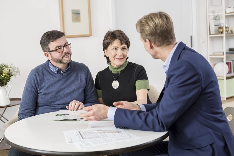 Beratungsgespräch mit einem Promedica Partner.