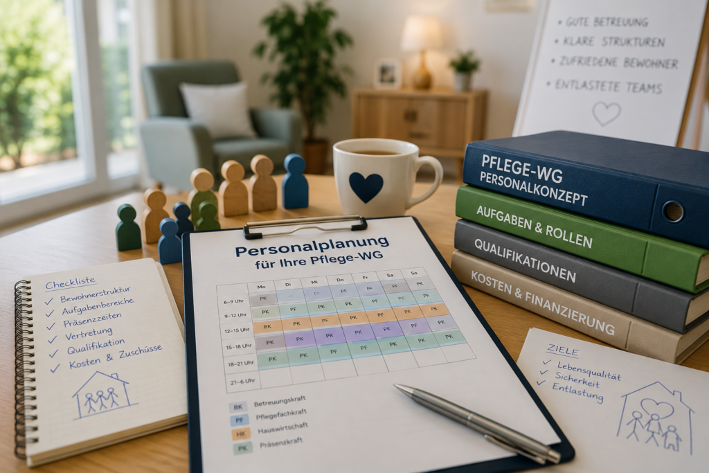 Personalbedarf in einer Pflege-WG richtig planen
